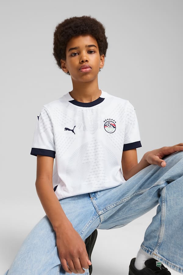 Egypt 2025 Away Jersey Youth, PUMA White-Sand Dune, extralarge