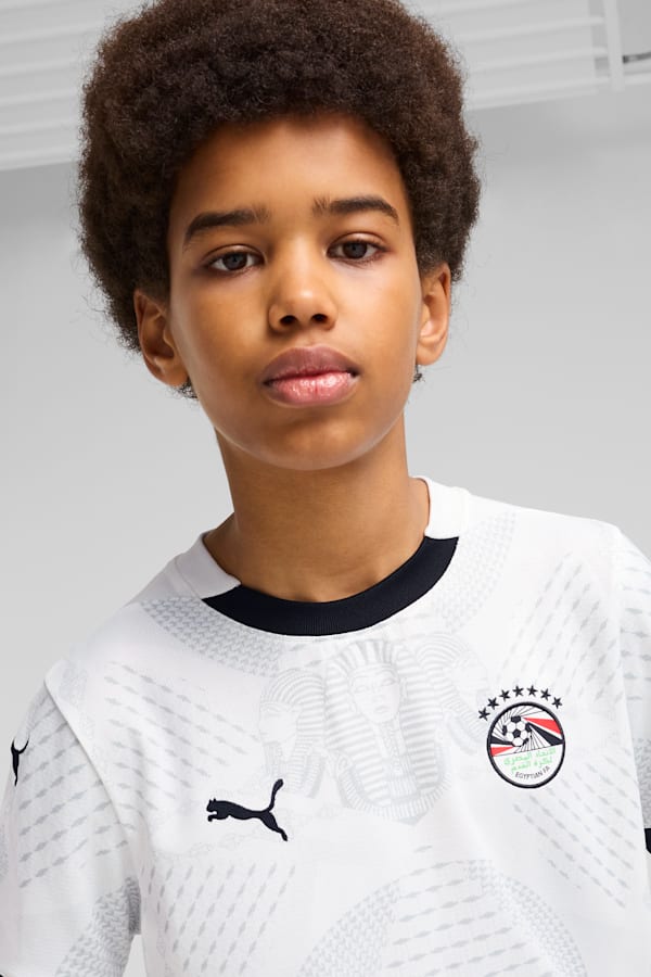 Egypt 2025 Away Jersey Youth, PUMA White-Sand Dune, extralarge