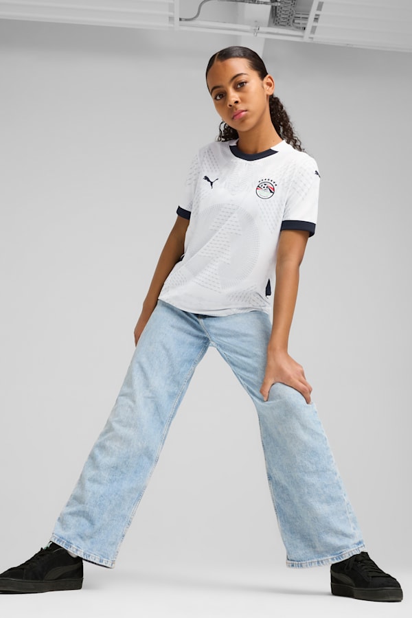 Egypt 2025 Away Jersey Youth, PUMA White-Sand Dune, extralarge