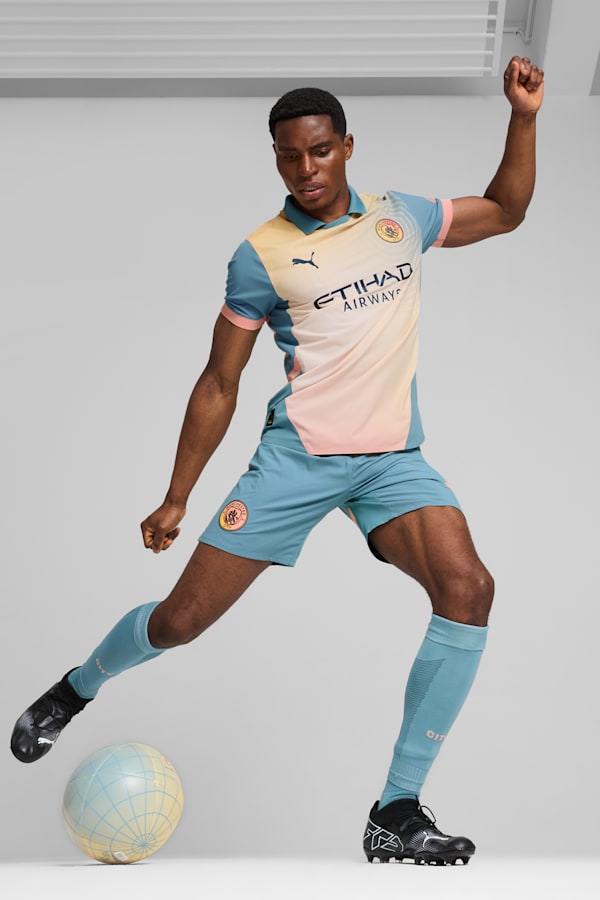 Manchester City 24/25 Authentic Fourth Jersey Men, Rosebay-Bold Blue, extralarge