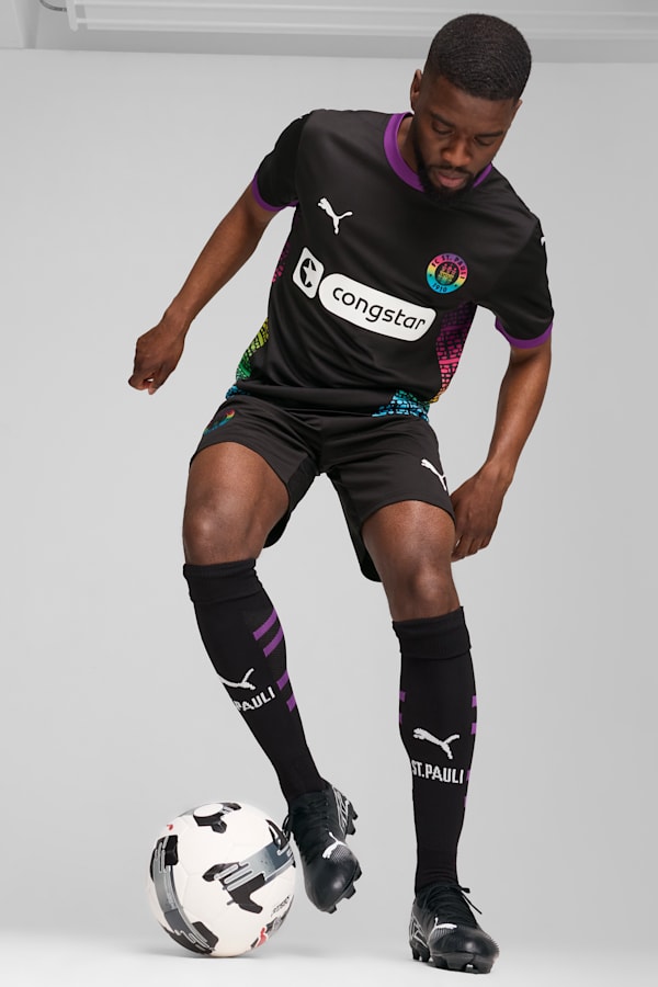 FC St. Pauli 24/25 Third Jersey Men, PUMA Black-PUMA White, extralarge