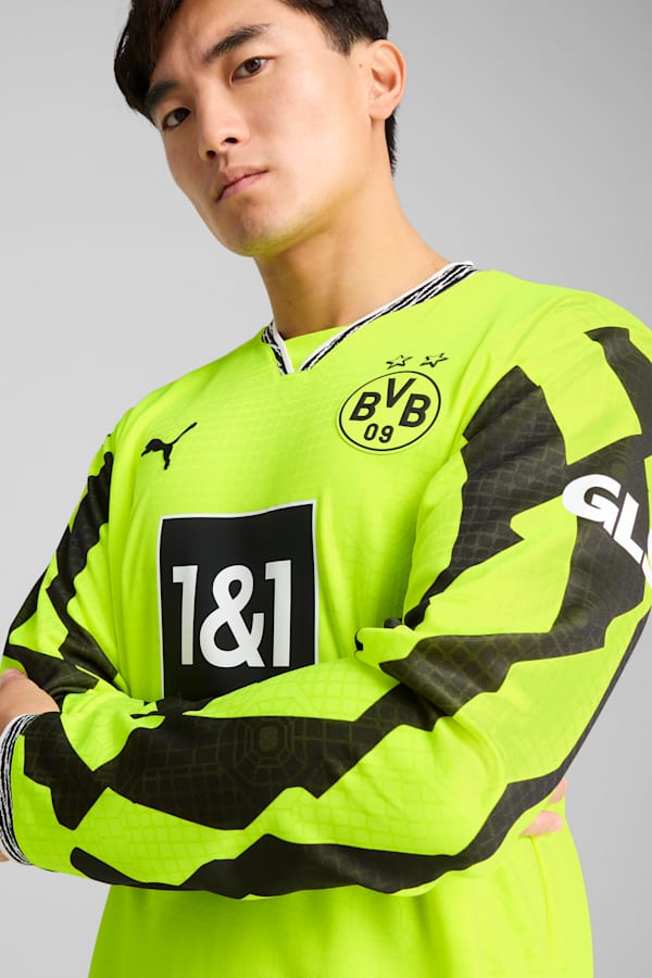 Borussia Dortmund Culture Long Sleeve Special Jersey Men, Yellow Alert-PUMA Black, extralarge-GBR