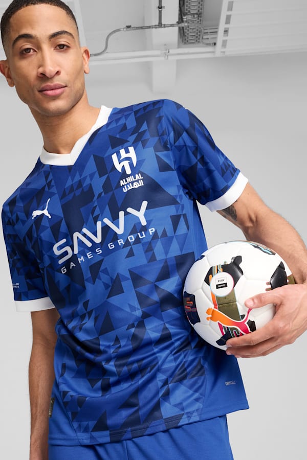 Al-Hilal SFC 24/25 Home Replica Jersey Men, Blue Intense-PUMA White, extralarge