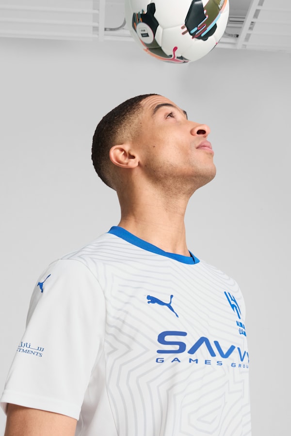 Al-Hilal SFC 24/25 Away Jersey Men, PUMA White-Blue Intense, extralarge