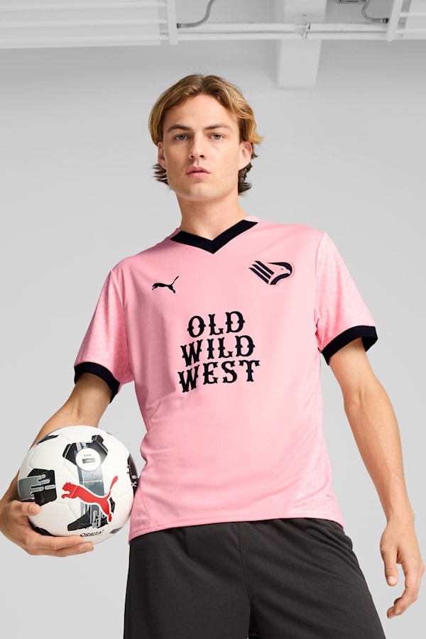 Palermo F.C. 24/25 Home Jersey Men, Team Light Pink-PUMA Black, extralarge