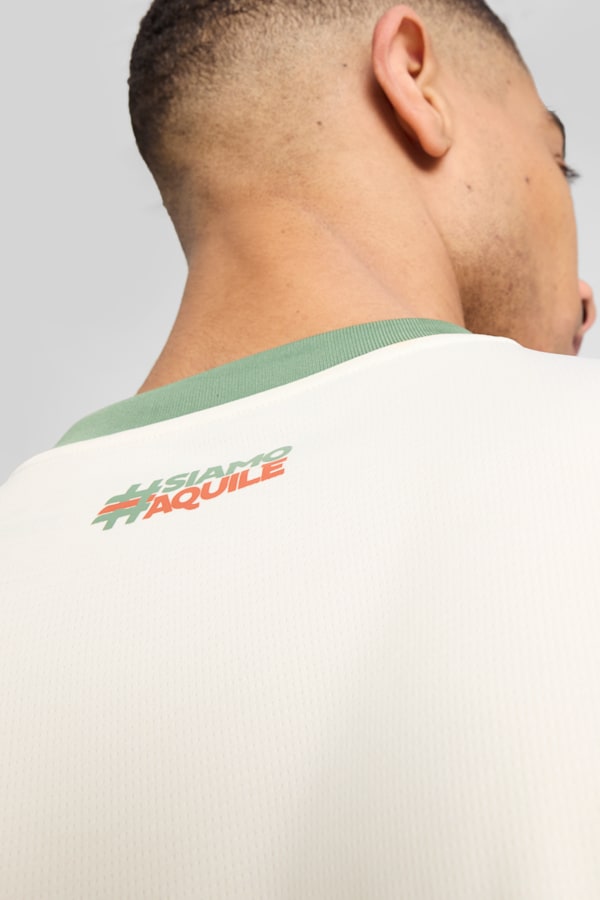 Palermo F.C. 24/25 International Jersey Men, Warm White-Eucalyptus, extralarge