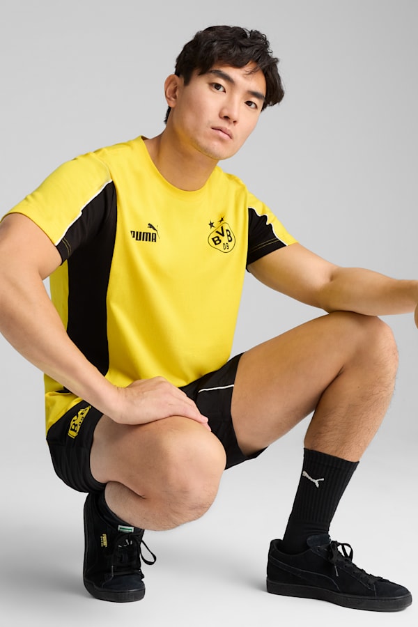 Borussia Dortmund ftblARCHIVE Tee Men, Faster Yellow-PUMA Black, extralarge-GBR