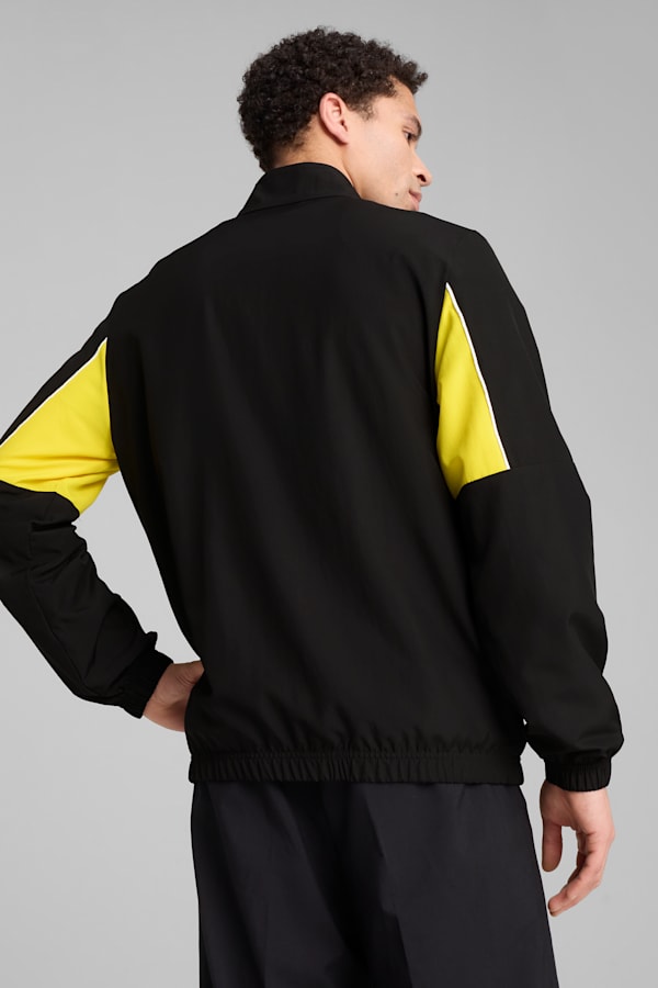 Borussia Dortmund ftblARCHIVE Jacket Men, PUMA Black-Faster Yellow, extralarge-GBR