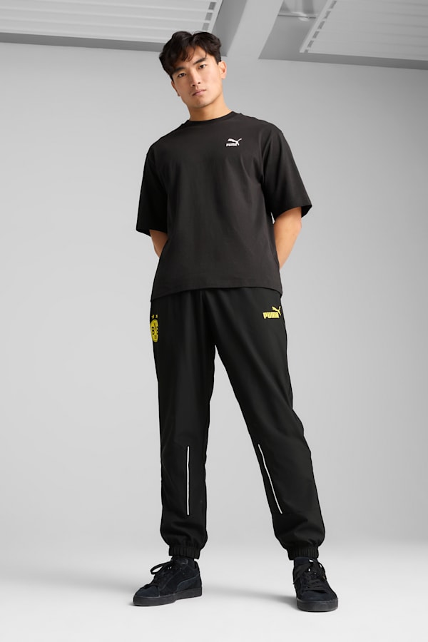 Borussia Dortmund ftblARCHIVE Pants Men, PUMA Black-Faster Yellow, extralarge-GBR