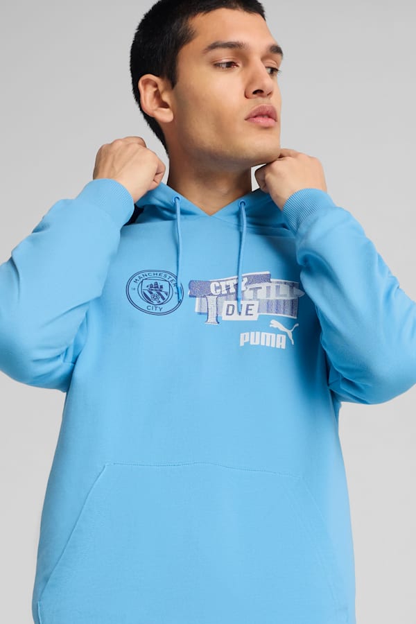 Manchester City ftblNRGY Hoodie Men, Team Light Blue, extralarge