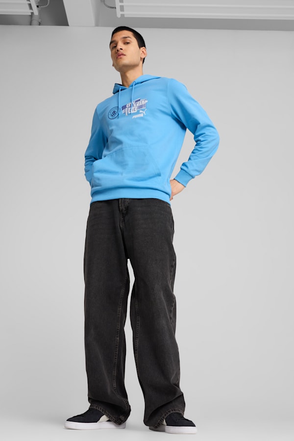 Manchester City ftblNRGY Hoodie Men, Team Light Blue, extralarge