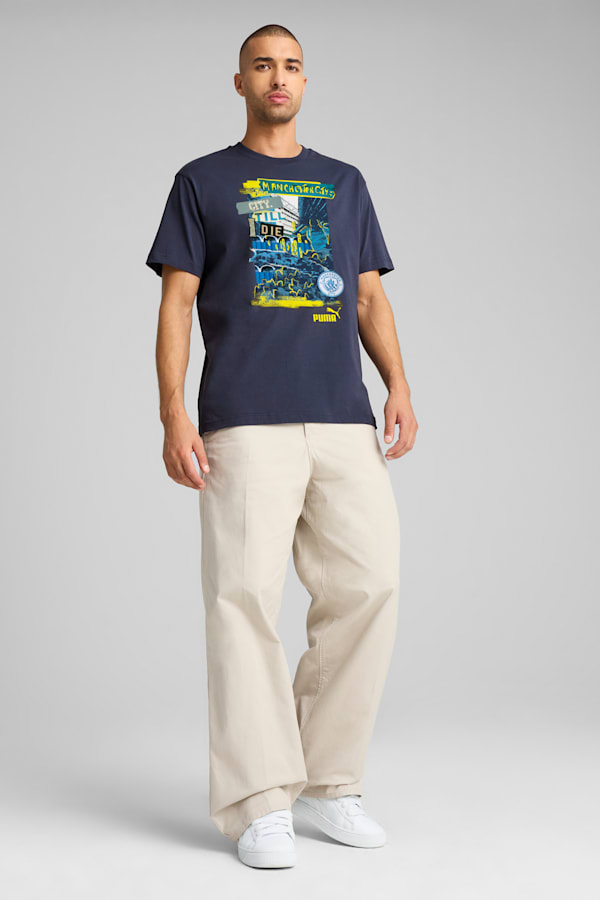 Manchester City ftblNRGY+ Tee Men, PUMA Navy, extralarge