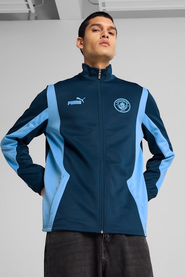 Manchester City ftblNRGY+ Jacket Men, Marine Blue-Blazing Blue, extralarge