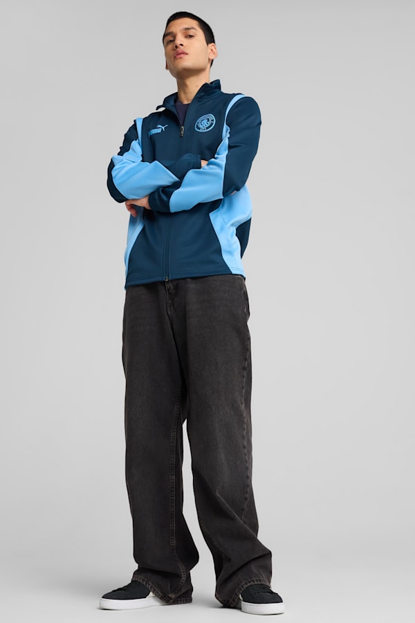 Manchester City ftblNRGY+ Jacket Men, Marine Blue-Blazing Blue, extralarge
