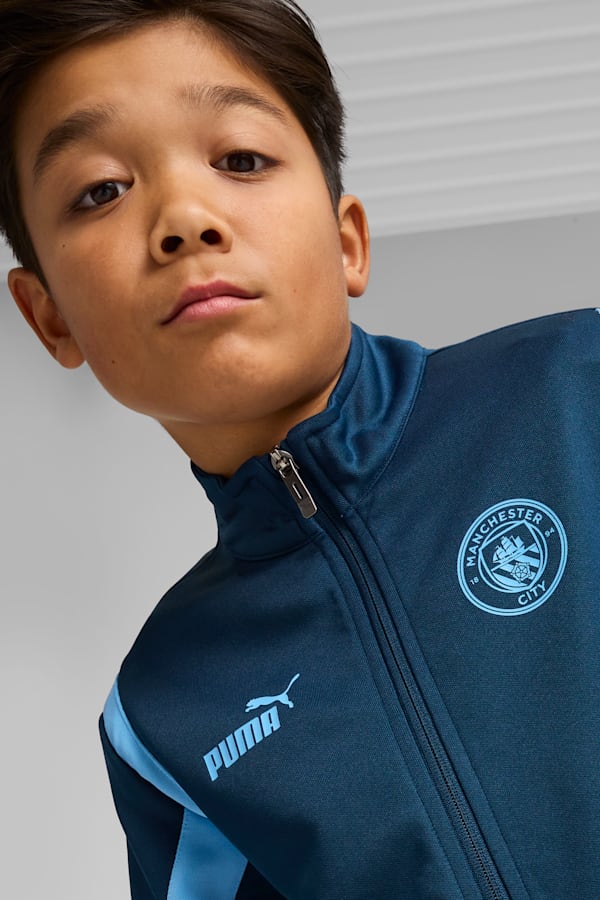 Manchester City ftblNRGY+ Jacket Youth, Marine Blue-Blazing Blue, extralarge