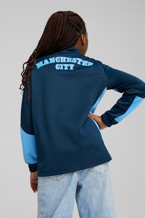 Manchester City ftblNRGY+ Jacket Youth, Marine Blue-Blazing Blue, extralarge
