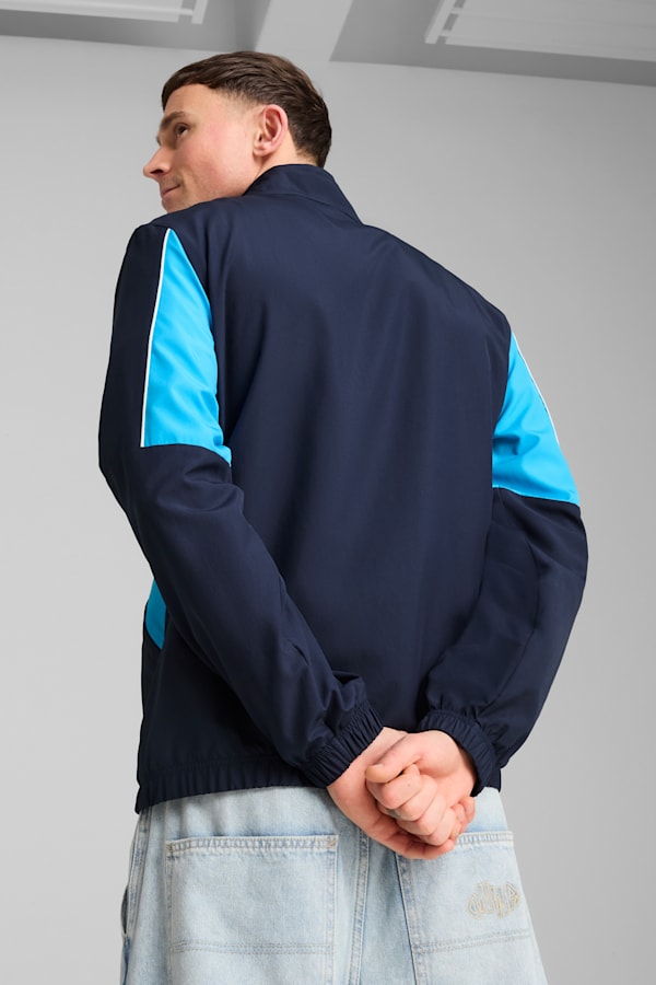 Manchester City ftblARCHIVE Jacket Men, PUMA Navy-Team Light Blue, extralarge-GBR