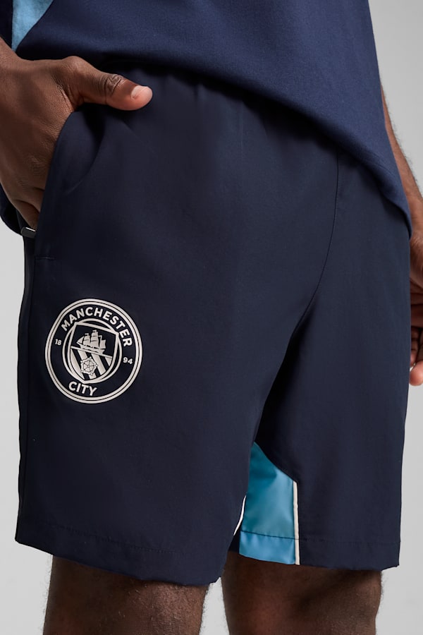 Manchester City ftblARCHIVE Shorts Men, PUMA Navy-Team Light Blue, extralarge-GBR