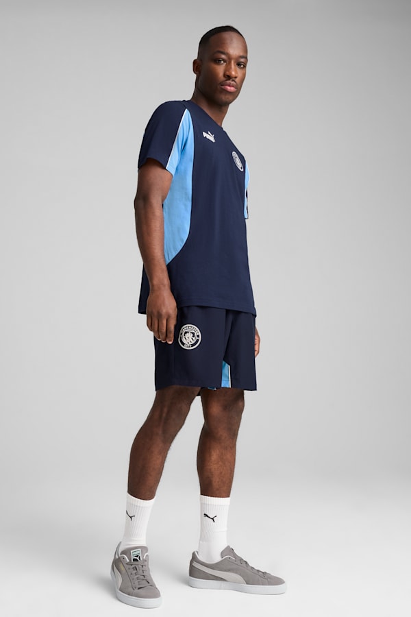 Manchester City ftblARCHIVE Shorts Men, PUMA Navy-Team Light Blue, extralarge-GBR