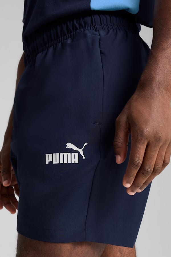 Manchester City ftblARCHIVE Shorts Men, PUMA Navy-Team Light Blue, extralarge-GBR