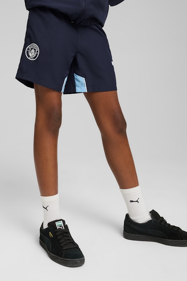 Manchester City ftblARCHIVE Shorts Youth, PUMA Navy-Team Light Blue, extralarge-GBR