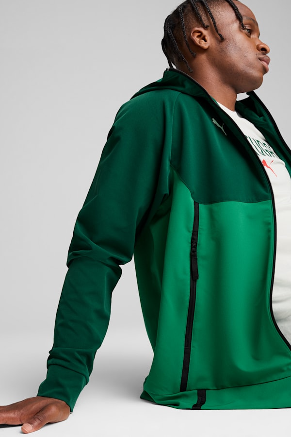Portugal PUMATECH Woven Track Jacket Men, Green Lagoon-Botanic Green, extralarge