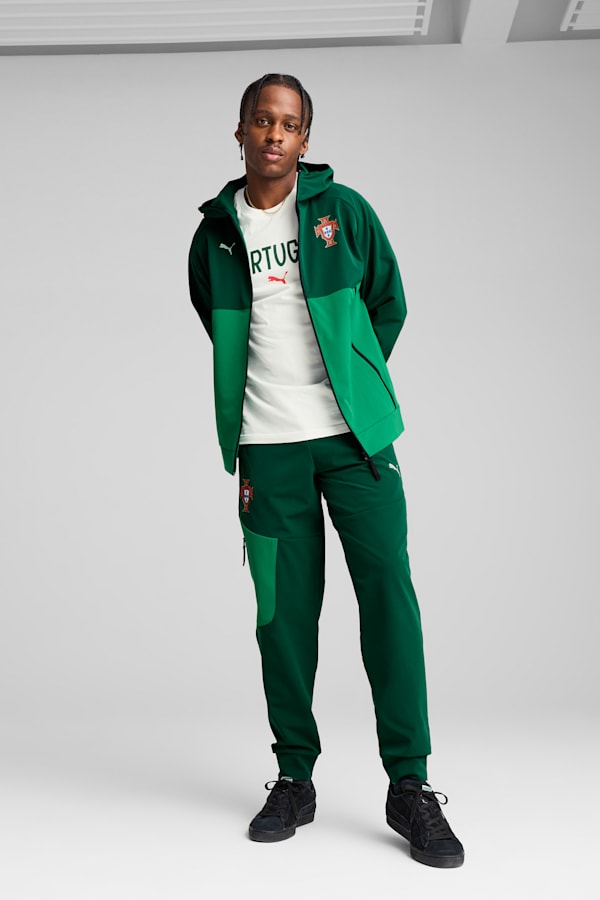 Portugal PUMATECH Woven Track Jacket Men, Green Lagoon-Botanic Green, extralarge