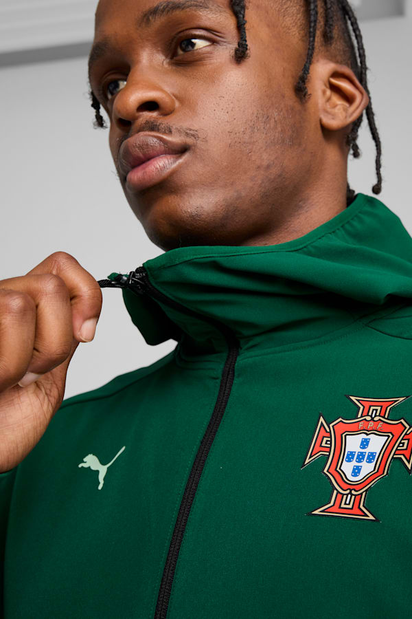 Portugal PUMATECH Woven Track Jacket Men, Green Lagoon-Botanic Green, extralarge