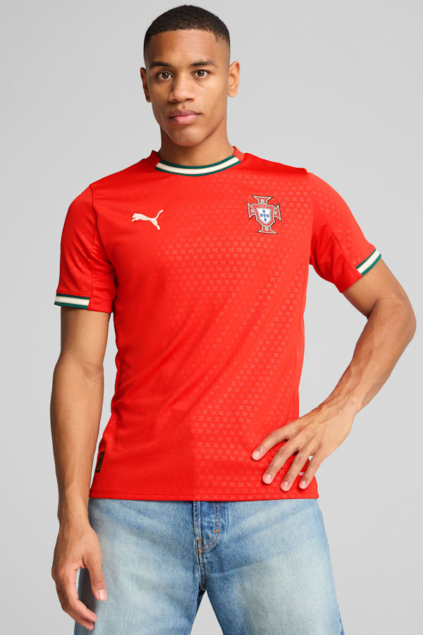 Portugal 2025 Home Jersey Men, Sport Red-Sugared Almond, extralarge