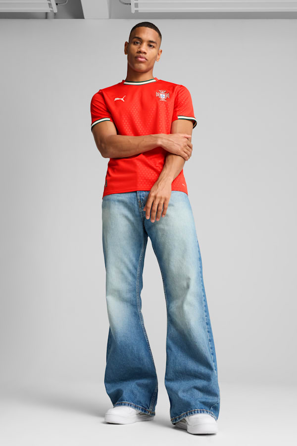 Portugal 2025 Home Jersey Men, Sport Red-Sugared Almond, extralarge