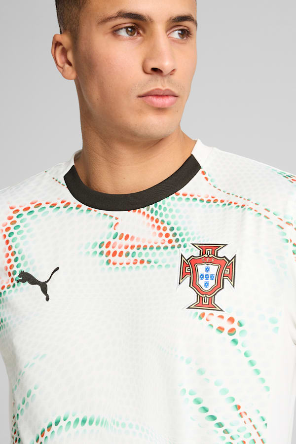 Portugal 2025 Long Sleeves Away Jersey Men, PUMA White-PUMA Black, extralarge-GBR