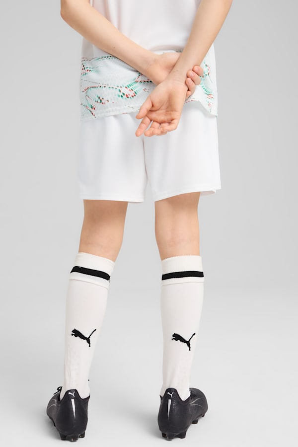 Portugal 2025 Shorts Youth, PUMA White-PUMA Black, extralarge