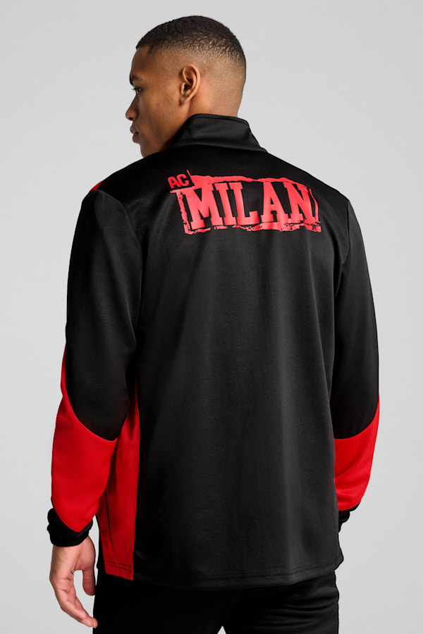AC Milan ftblNRGY+ Jacket Men, PUMA Black-For All Time Red, extralarge