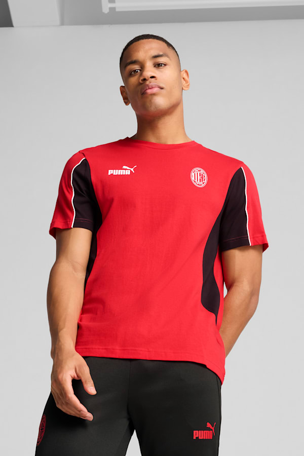AC Milan ftblARCHIVE Tee Men, For All Time Red-PUMA Black, extralarge