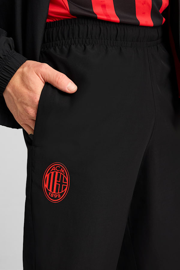 AC Milan ftblARCHIVE Pants Men, PUMA Black-For All Time Red, extralarge