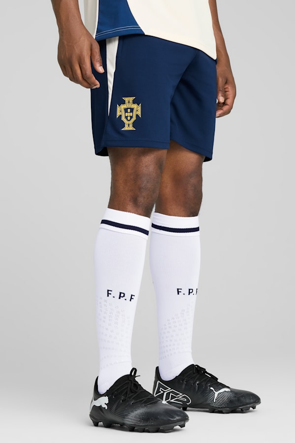 Portugal Training Shorts Men, Persian Blue-Sugared Almond, extralarge