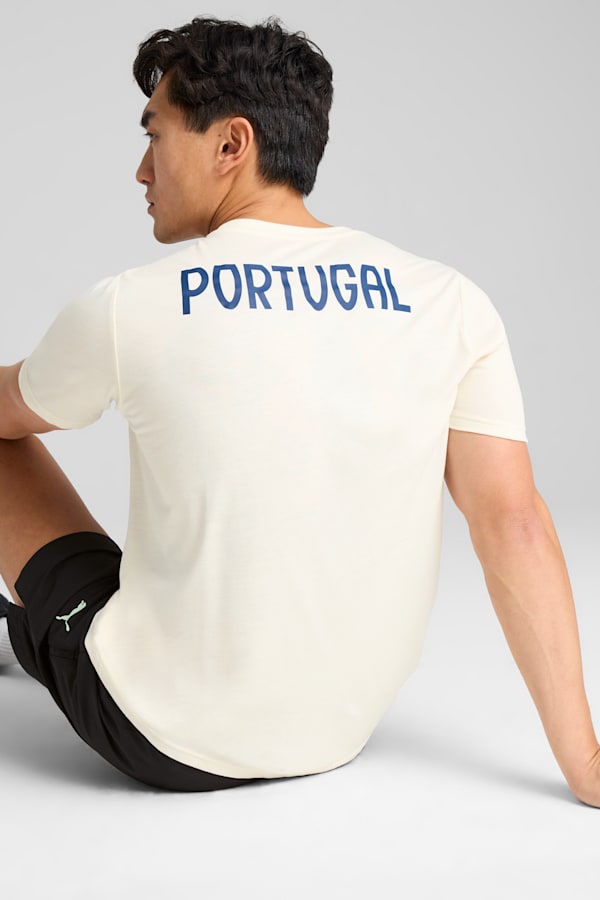 Portugal Casuals Tee Men, Sugared Almond-Persian Blue, extralarge-GBR