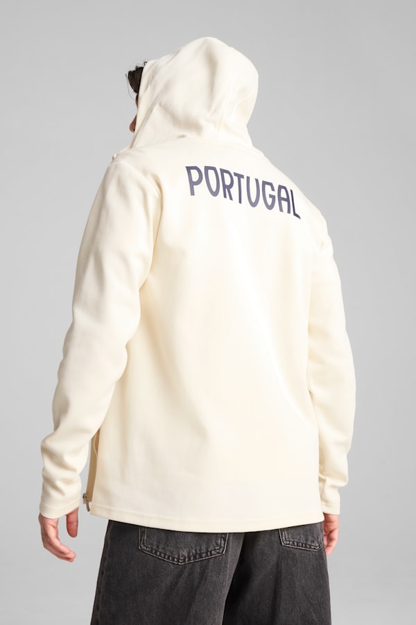 Portugal Casuals Full-Zip Hooded Jacket Men, Sugared Almond-Persian Blue, extralarge-GBR
