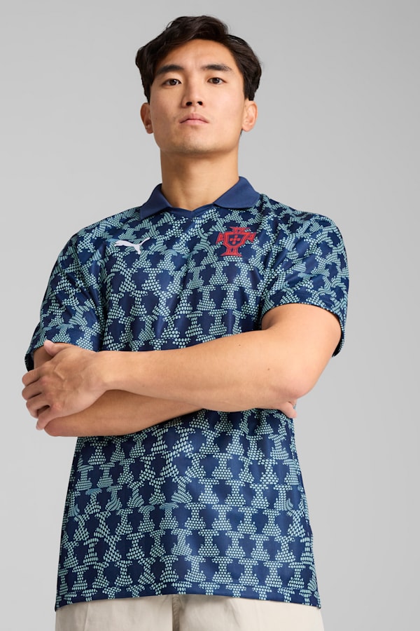 Portugal ftblNRGY+ Retro Jersey Men, Persian Blue, extralarge