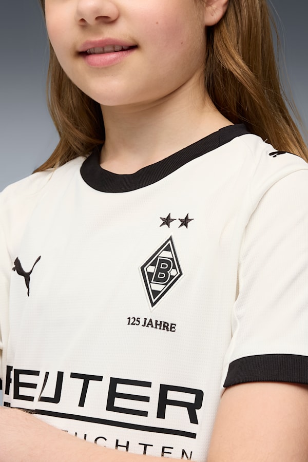 Borussia Mönchengladbach 25/26 Home Jersey Youth, Warm White-PUMA Black, extralarge-GBR