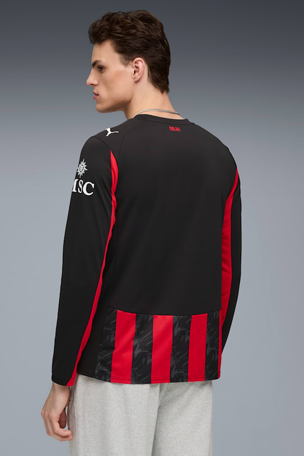 AC Milan 25/26 Long Sleeve Home Jersey Men, For All Time Red-PUMA Black, extralarge-GBR