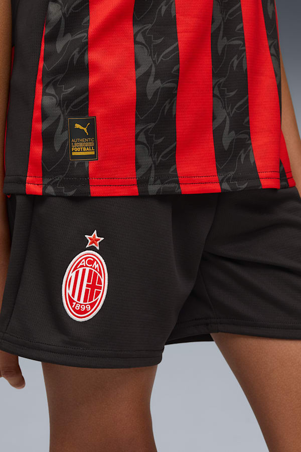 AC Milan 25/26 Shorts Youth, PUMA Black-For All Time Red, extralarge-GBR