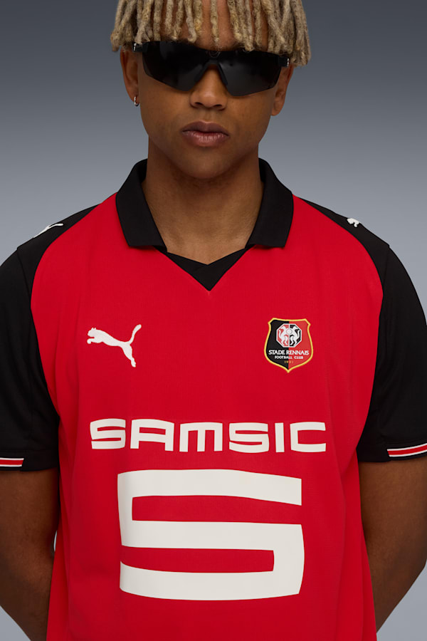 Stade Rennais FC 25/26 Home Jersey Men, PUMA Red-PUMA Black, extralarge-GBR