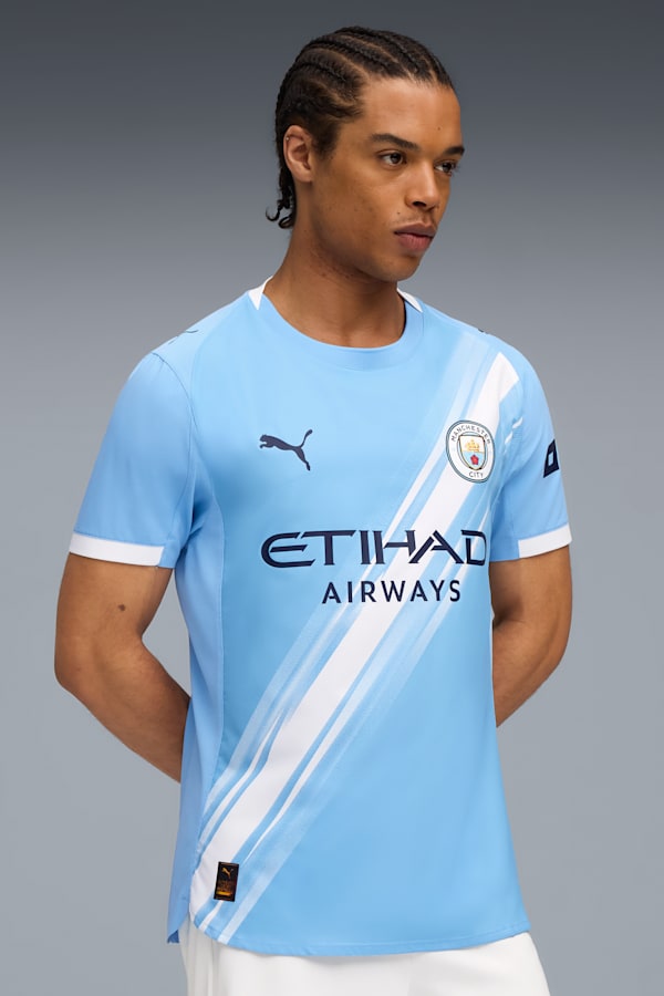 Manchester City 25/26 Authentic Home Jersey Men, Team Light Blue-PUMA White, extralarge-GBR