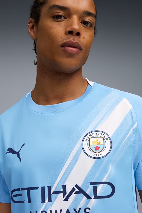Manchester City 25/26 Authentic Home Jersey Men, Team Light Blue-PUMA White, extralarge-GBR