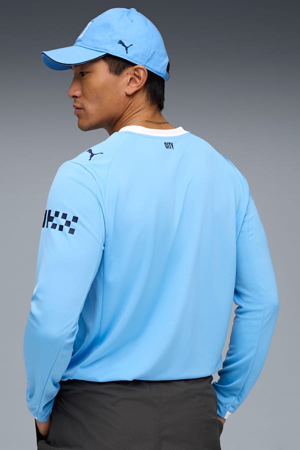 Manchester City 25/26 Long Sleeve Home Jersey Men, Team Light Blue-PUMA White, extralarge-GBR