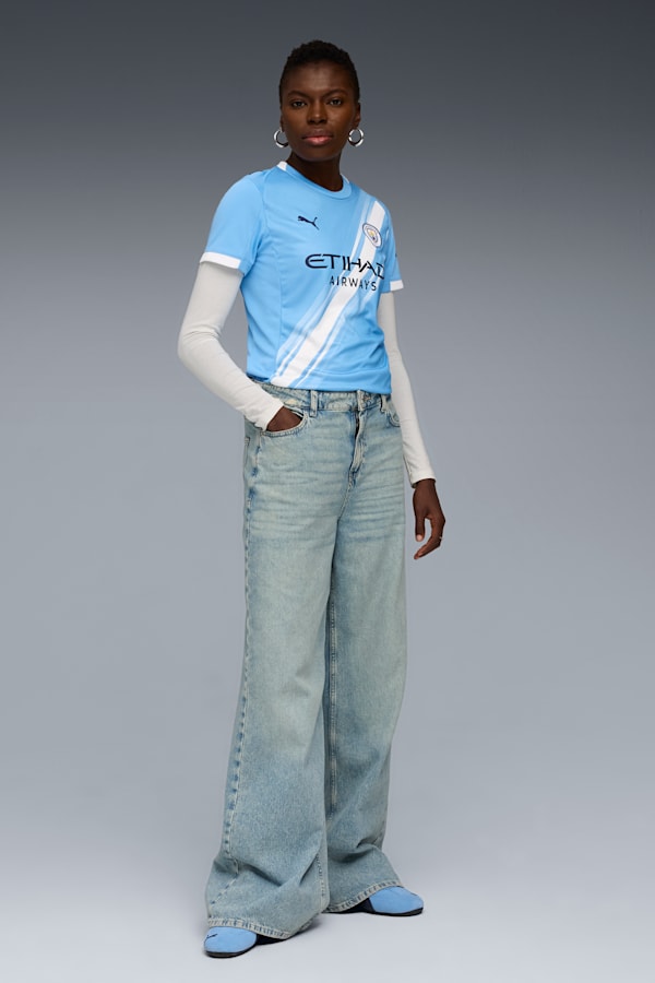 Manchester City 25/26 Home Jersey Women, Team Light Blue-PUMA White, extralarge-GBR