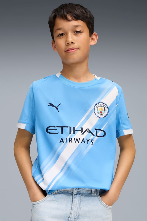 Manchester City 25/26 Home Jersey Youth, Team Light Blue-PUMA White, extralarge-GBR