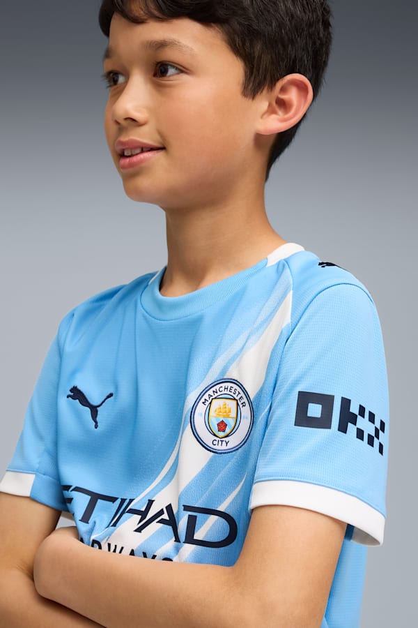 Manchester City 25/26 Home Jersey Youth, Team Light Blue-PUMA White, extralarge-GBR