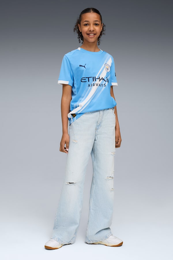 Manchester City 25/26 Home Jersey Youth, Team Light Blue-PUMA White, extralarge-GBR